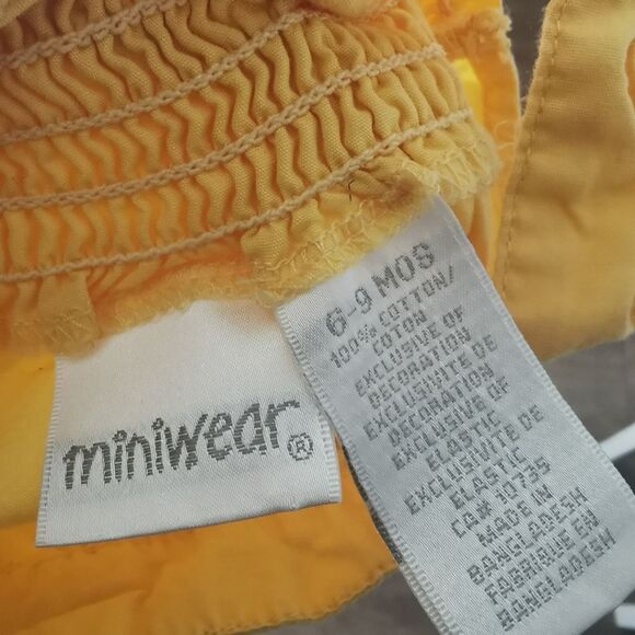 5/$10 Miniwear girls summer top size 6-9 m - Picture 2 of 4